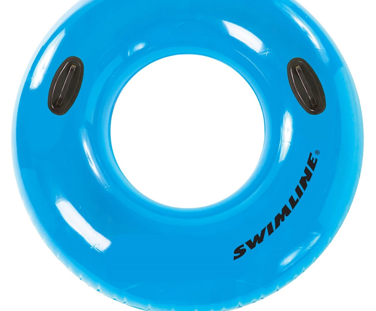 Swim Central 42" Blue Water Sports Inflatable Swimming Pool Inner Tube Ring Float
